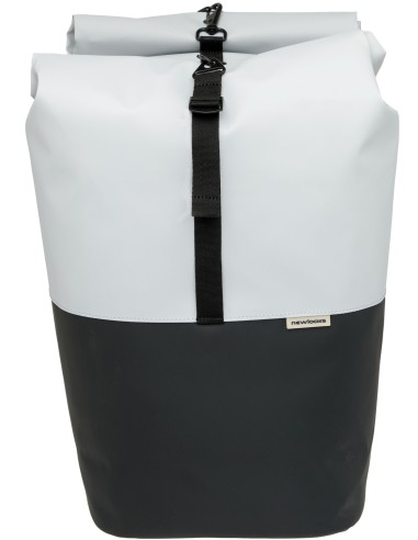 Doppelpacktasche New Looxs Nyborg 34 Liter - 30 x 17 x 37cm (x2) - Hellgrau/Schwarz