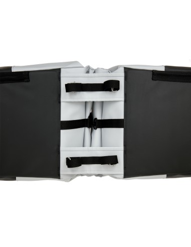 Doppelpacktasche New Looxs Nyborg 34 Liter - 30 x 17 x 37cm (x2) - Hellgrau/Schwarz