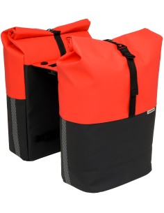 Doppelpacktasche New Looxs Nyborg MIK 34 Liter - 30 x 17 x 37cm (x2) - Rot/Schwarz