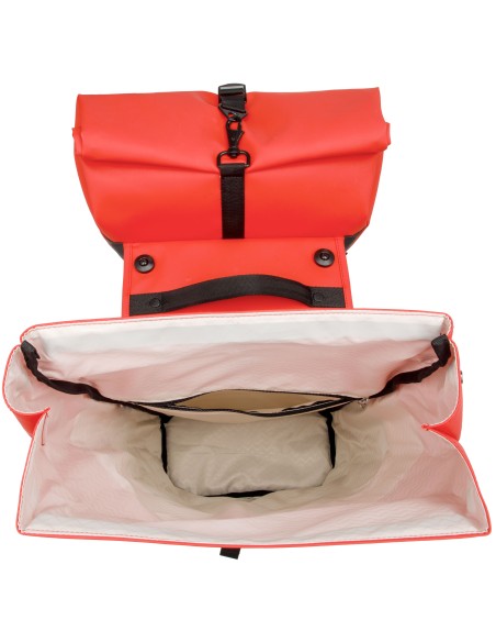 Doppelpacktasche New Looxs Nyborg MIK 34 Liter - 30 x 17 x 37cm (x2) - Rot/Schwarz