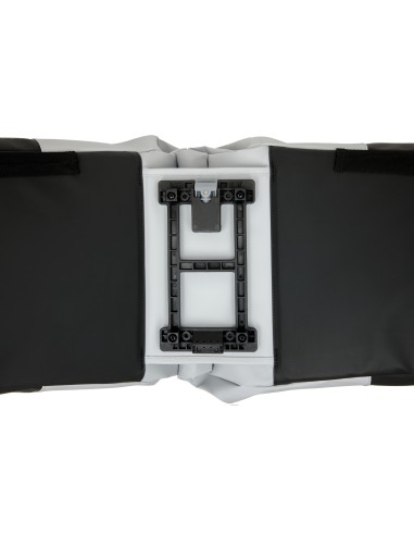 Doppelpacktasche New Looxs Nyborg MIK 34 Liter - 30 x 17 x 37cm (x2) - Hellgrau/Schwarz