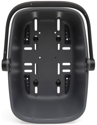 Recycelte (Hunde)fahrradkorb New Looxs Clipper Racktime - 28 Liter 49 x 37 x 29 cm   Anthrazit