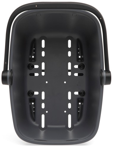 Recycelte (Hunde)fahrradkorb New Looxs Clipper Racktime - 28 Liter 49 x 37 x 29 cm   Anthrazit