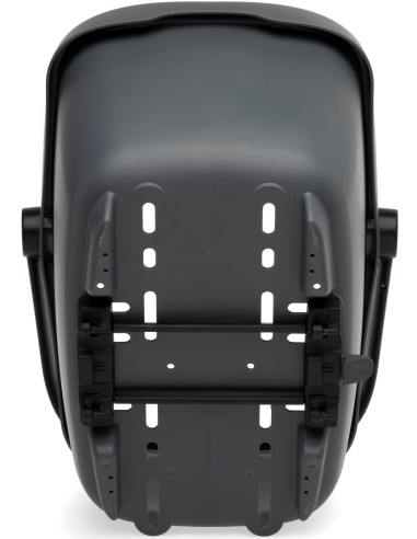 Recycelte (Hunde)fahrradkorb New Looxs Clipper Racktime - 28 Liter 49 x 37 x 29 cm   Anthrazit