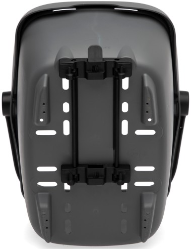 Recycelte (Hunde)fahrradkorb New Looxs Clipper Racktime - 28 Liter 49 x 37 x 29 cm   Anthrazit