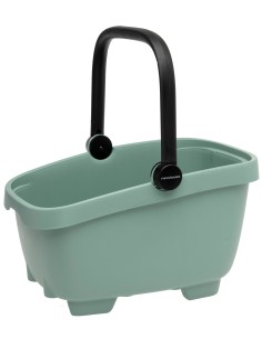 Recycelte (Hunde)fahrradkorb New Looxs Clipper Racktime - 28 Liter 49 x 37 x 29 cm   Grün