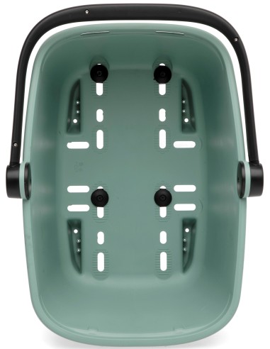 Recycelte (Hunde)fahrradkorb New Looxs Clipper Racktime - 28 Liter 49 x 37 x 29 cm   Grün