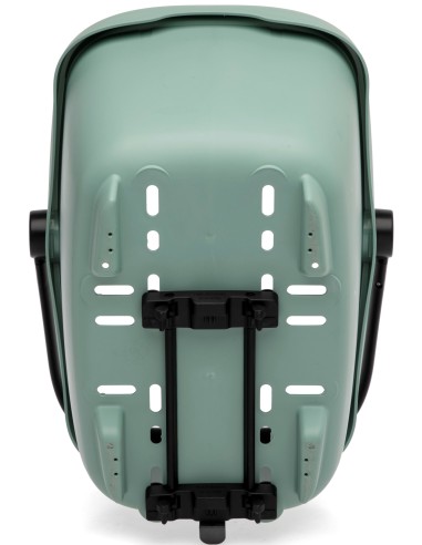 Recycelte (Hunde)fahrradkorb New Looxs Clipper Racktime - 28 Liter 49 x 37 x 29 cm   Grün