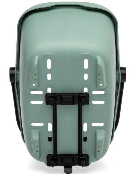 Recycelte (Hunde)fahrradkorb New Looxs Clipper Racktime - 28 Liter 49 x 37 x 29 cm   Grün