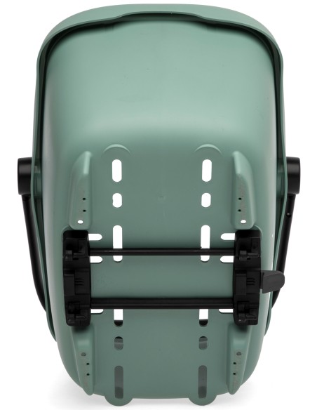Recycelte (Hunde)fahrradkorb New Looxs Clipper Racktime - 28 Liter 49 x 37 x 29 cm   Grün