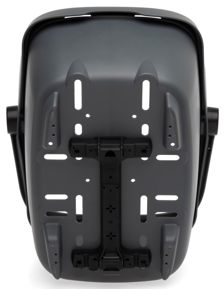 Recycelte (Hunde)fahrradkorb New Looxs Clipper Racktime 2.0 - 28 Liter 49 x 37 x 29 cm   Anthrazit