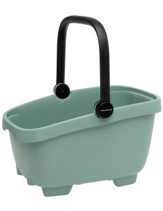 Recycelte (Hunde)fahrradkorb New Looxs Clipper Racktime 2.0 - 28 Liter 49 x 37 x 29 cm   Grün
