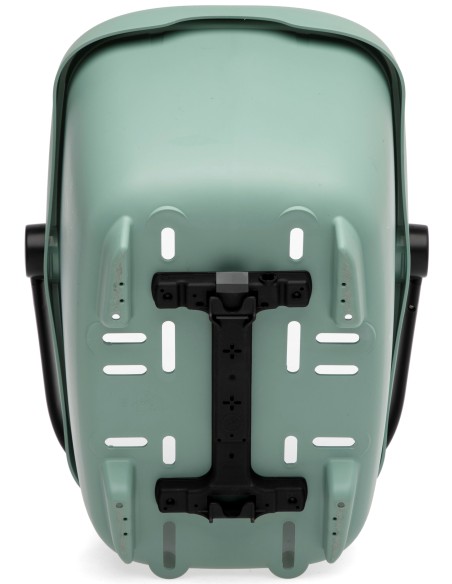 Recycelte (Hunde)fahrradkorb New Looxs Clipper Racktime 2.0 - 28 Liter 49 x 37 x 29 cm   Grün