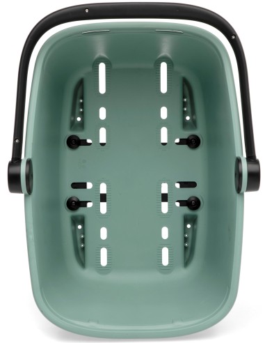 Recycelte (Hunde)fahrradkorb New Looxs Clipper Racktime 2.0 - 28 Liter 49 x 37 x 29 cm   Grün