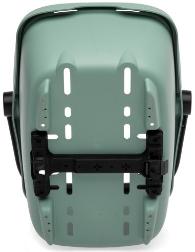 Recycelte (Hunde)fahrradkorb New Looxs Clipper Racktime 2.0 - 28 Liter 49 x 37 x 29 cm   Grün