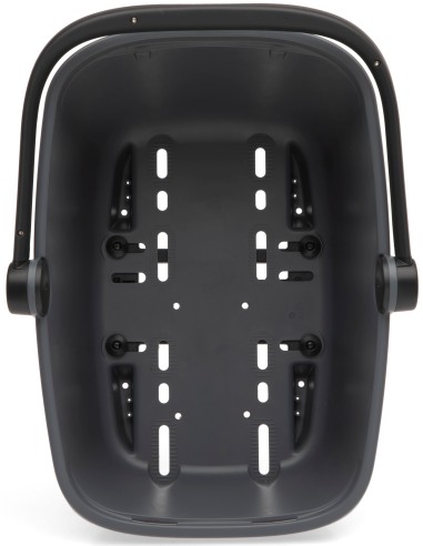 Recycelte (Hunde)fahrradkorb New Looxs Clipper MIK - 28 Liter 49 x 37 x 29 cm - Anthrazit