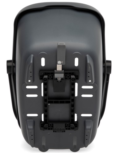 Recycelte (Hunde)fahrradkorb New Looxs Clipper MIK - 28 Liter 49 x 37 x 29 cm - Anthrazit