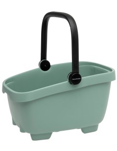 Recycelte (Hunde)fahrradkorb New Looxs Clipper MIK - 28 Liter 49 x 37 x 29 cm   Grün