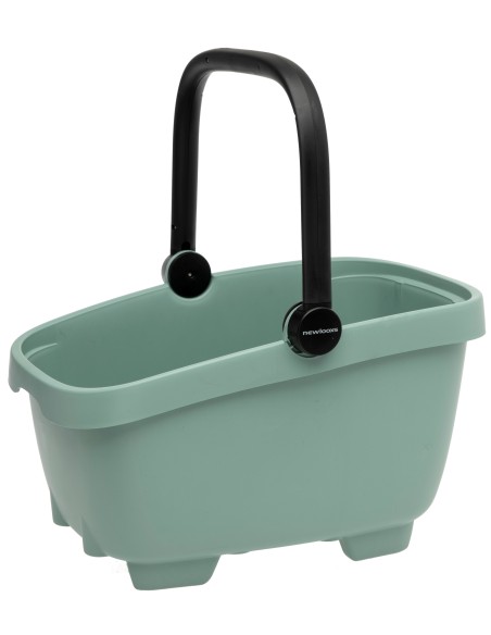 Recycelte (Hunde)fahrradkorb New Looxs Clipper MIK - 28 Liter 49 x 37 x 29 cm   Grün