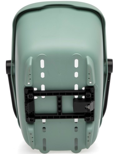 Recycelte (Hunde)fahrradkorb New Looxs Clipper MIK - 28 Liter 49 x 37 x 29 cm   Grün