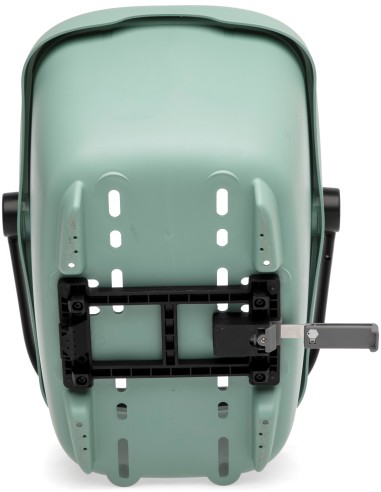 Recycelte (Hunde)fahrradkorb New Looxs Clipper MIK - 28 Liter 49 x 37 x 29 cm   Grün