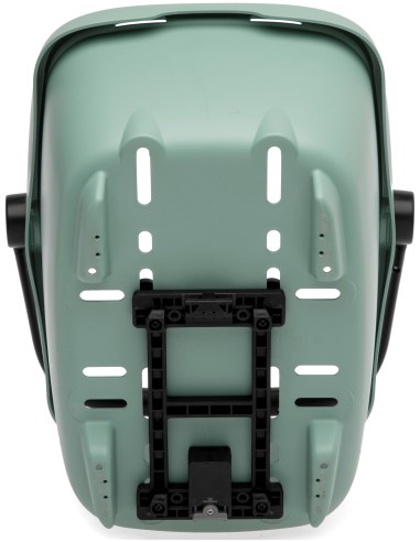 Recycelte (Hunde)fahrradkorb New Looxs Clipper MIK - 28 Liter 49 x 37 x 29 cm   Grün