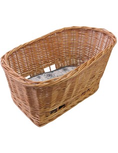 Weiden Tierfahrradkorb Basil Pasja medium 45cm mit Schnellverschluss 45x37x31cm