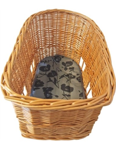Weiden Tierfahrradkorb Basil Pasja large 50cm mit Schnellverschluss 50 x 42 x 33 cm