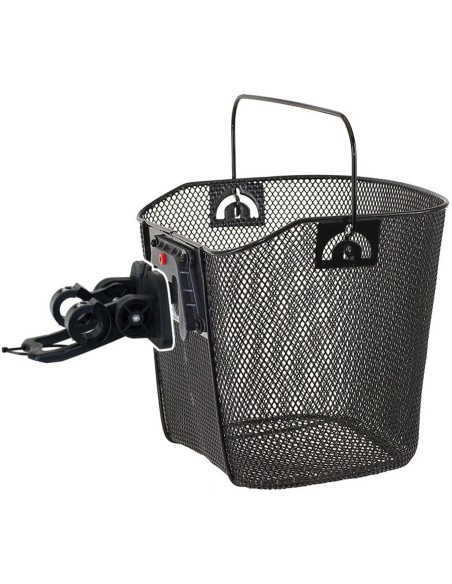 DRAHTKORB, FEINMASCHIG SCHWARZ MIT CLIP-ON-HALTER  SCHWARZ
