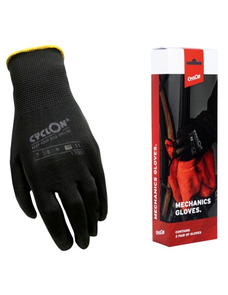 Montagehandschuhe CyclOn M10 - Gelb (20 Paar)