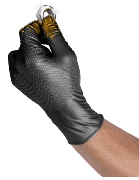 Handschuhe GRIPP-IT Nitrile XL - Schachtel mit 50 Stück - Schwarz