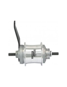 Getriebenabe Sturmey Archer S2C Duomatic 2 fach Rücktrittbremse - 36 Loch - Silber