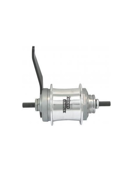 Getriebenabe Sturmey Archer S2C Duomatic 2 fach Rücktrittbremse - 36 Loch - Silber