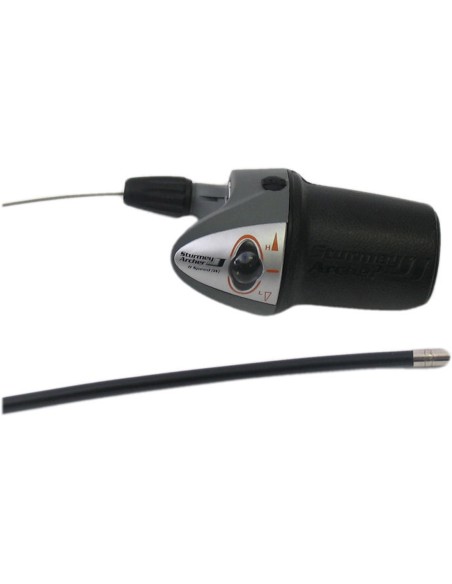 Drehschalter 8 fach Sturmey Archer HSJ-955 Twistgrip - Schwarz/Silber