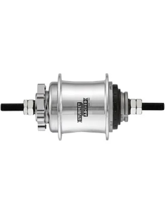 Getriebenabe 2 fach  Sturmey Archer "Automatic A2K  36 Zähne für Scheibenbremse   Silber