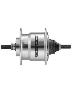 Getriebenabe 4 fach Sturmey Archer X-RF4 36 Löcher   170 mm Achslänge   Silber