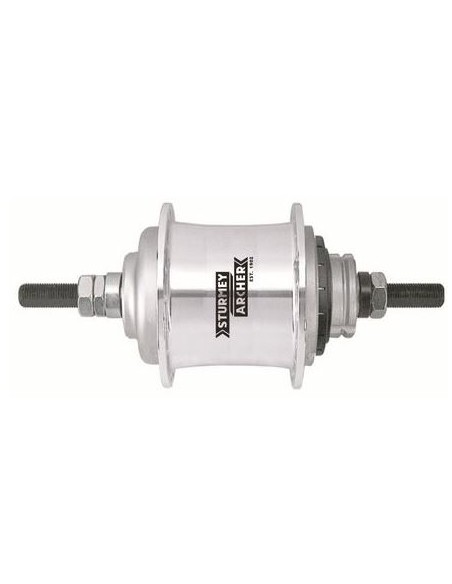 Getriebenabe 3 fach Sturmey Archer S-RF3 Freilauf - 36 Loch - Silber