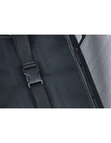Fahrradkorb für hinten Basil Cento Tech Fiber Nordlicht MIK 21 Liter 46 x 34 x 25 cm - Solid Schwarz