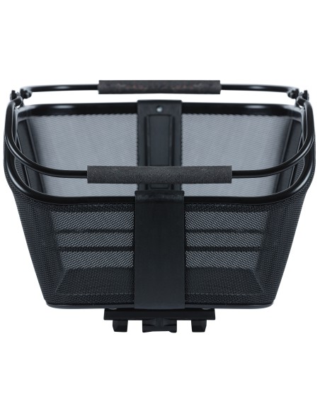 Fahrradkorb für hinten Basil Cento Tech Fiber Nordlicht MIK 21 Liter 46 x 34 x 25 cm - Solid Schwarz