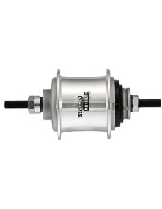 Getriebenabe 2 fach Sturmey Archer A2 Automatik Freilaufnabe 36 Loch - Silber