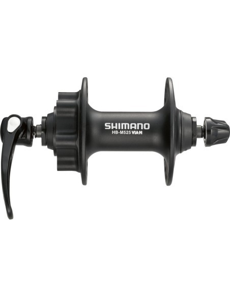 Vorderradnabe Shimano FH-M525 - 36 Löcher - 6 bolzen Scheibenbremse Montage - Schwarz