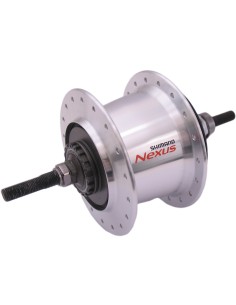 Getriebenabe 7 fach Shimano Nexus 7 SG-C3001  für Felgen-/Rollerbremse - 36 Löcher - Silber