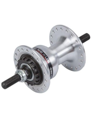 Vorderradnabe Shimano Nexus HB-IM 40 für Rollenbremse 36 Loch 100 mm - Silber