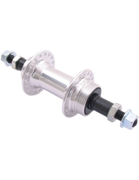 Hinternabe Sunrace HBM45 für 7-fach Freilaufzahnkranz - 36L mit fester Achse - silber