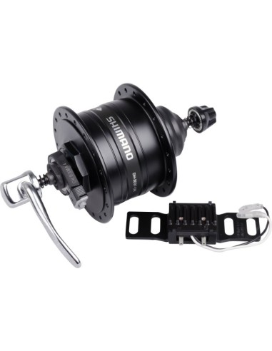 Nabendynamo 32 Löcher Shimano HD-3D37 3 Watt - Center Lock - Schnellverschluss - Schwarz