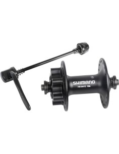 Vorderradnabe Shimano FH-M475 - 36 Löcher - 6 Bolzen mit Bremsscheibenhalterung - Schwarz