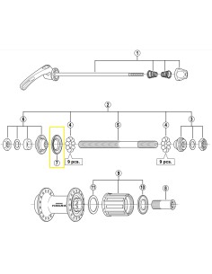 Staubkappe für Links Shimano FH-4500