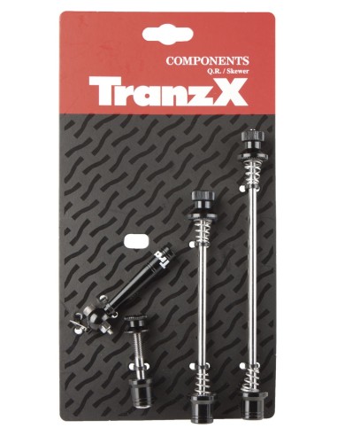 Schnellspanner-Set Tranz X OLD 100 + 130mm - Schwarz