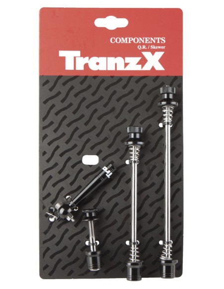 Schnellspanner-Set Tranz X OLD 100 + 130mm - Schwarz
