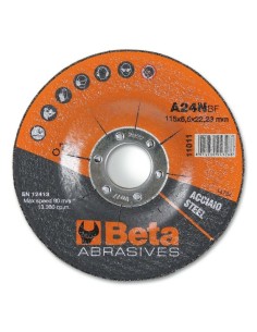 Schruppscheiben für Stahl Beta Tools ø125mm gekröpfter Ausführung (10 Stück)